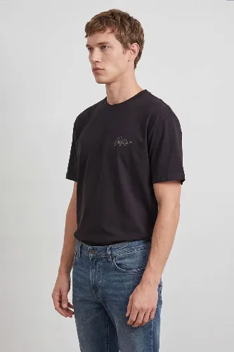 Resim Lee Grafik Logo Erkek T-shirt LN388680003